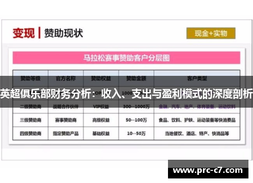 英超俱乐部财务分析：收入、支出与盈利模式的深度剖析