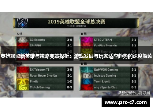 英雄联盟新英雄与策略变革探析：游戏发展与玩家适应趋势的深度解读